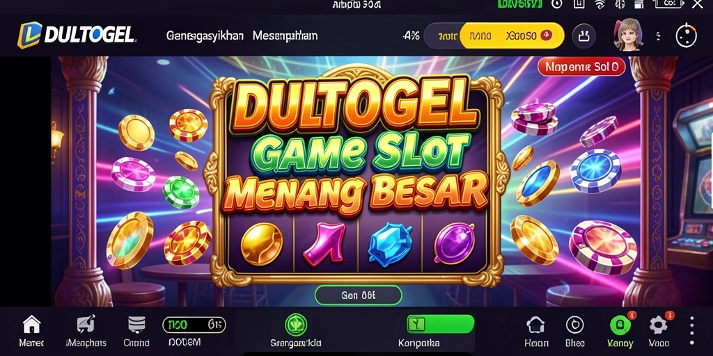 Gambaran gameplay menegangkan di DULTOGEL Slot.