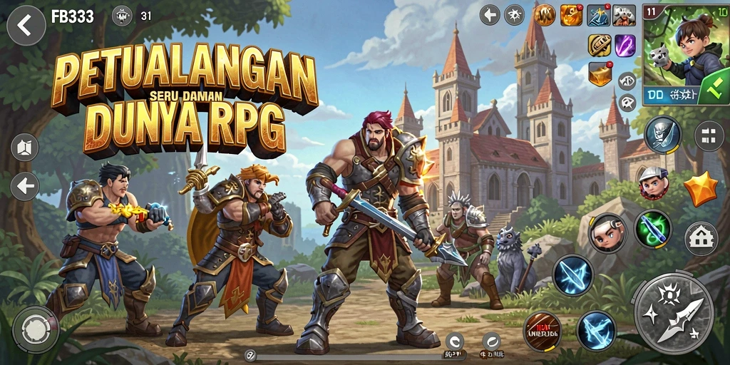 Tampilan gameplay seru di FB333 dengan karakter yang beraksi.