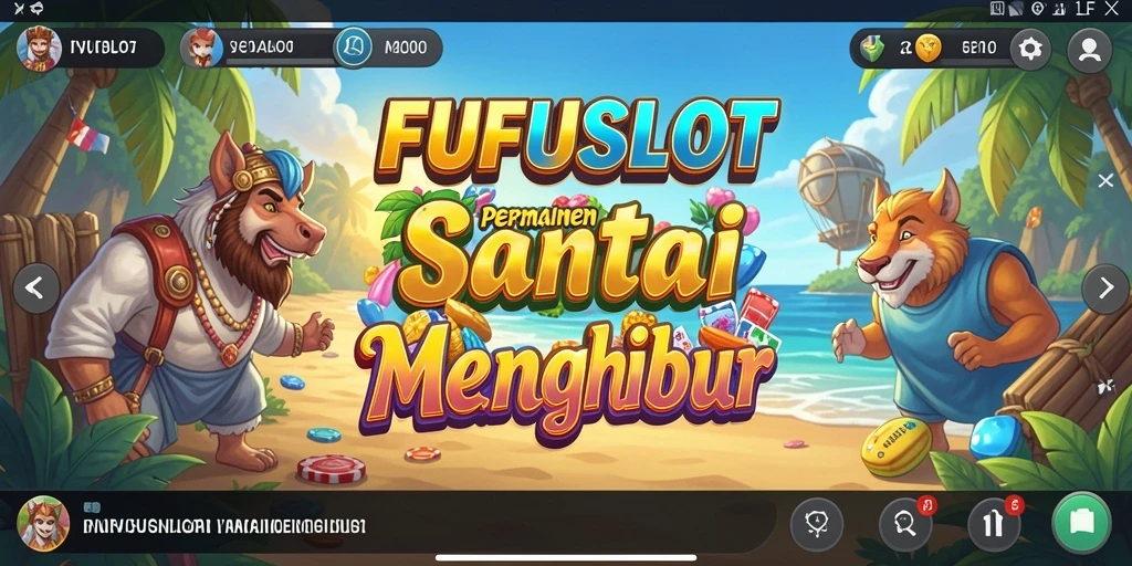 Tangkapan layar utama FUFUSLOT menampilkan gameplay yang seru dan menghibur.