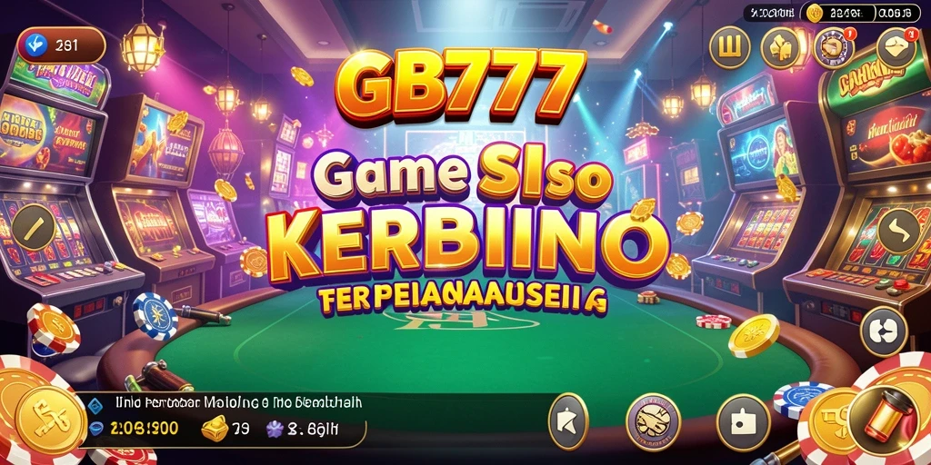 Tampilan utama gameplay GB777 dengan berbagai permainan kasino menarik.