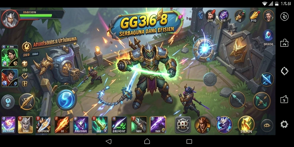 Screenshot utama GG368 menampilkan interface yang bersih dan fungsional.