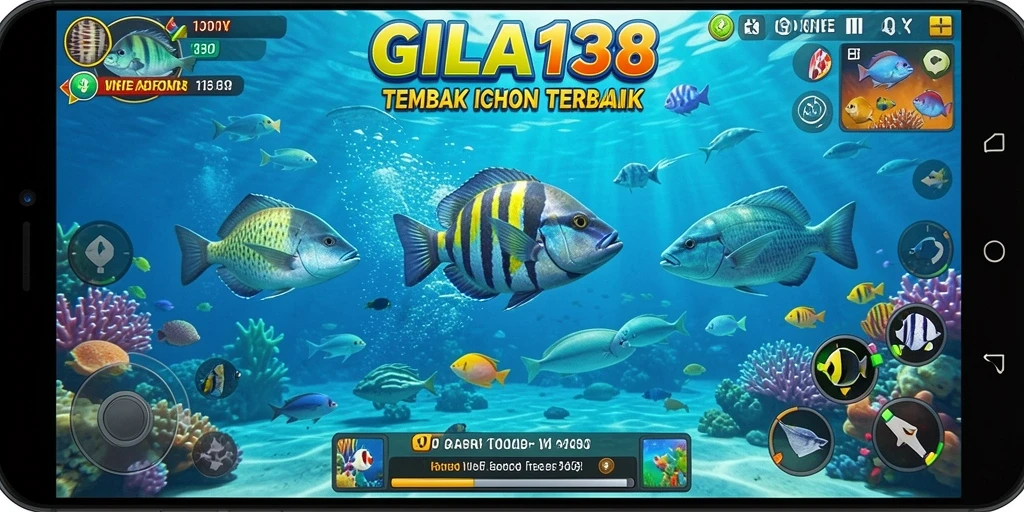 Tangkapan layar GILA138 menampilkan aksi seru di lautan.