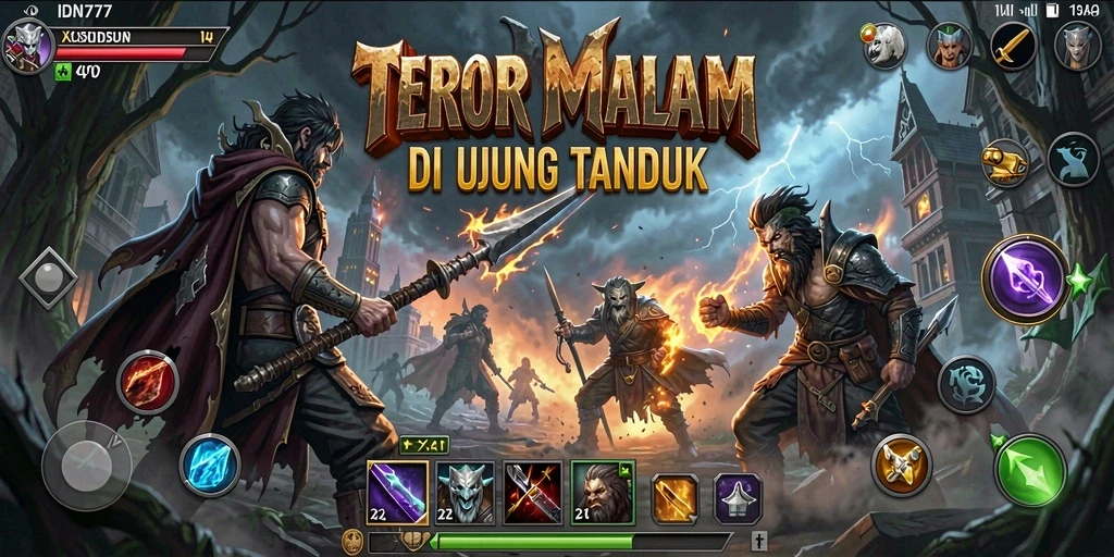 Tangkapan layar dari gameplay IDN777 yang mencerminkan suasana mencekam.