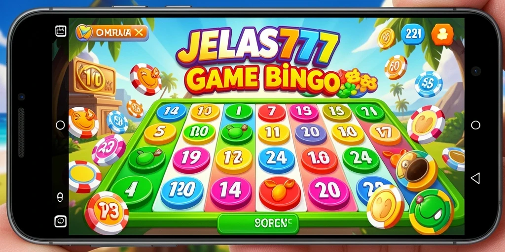 Tampilan gameplay seru di JELAS777, nikmati permainan Bingo.