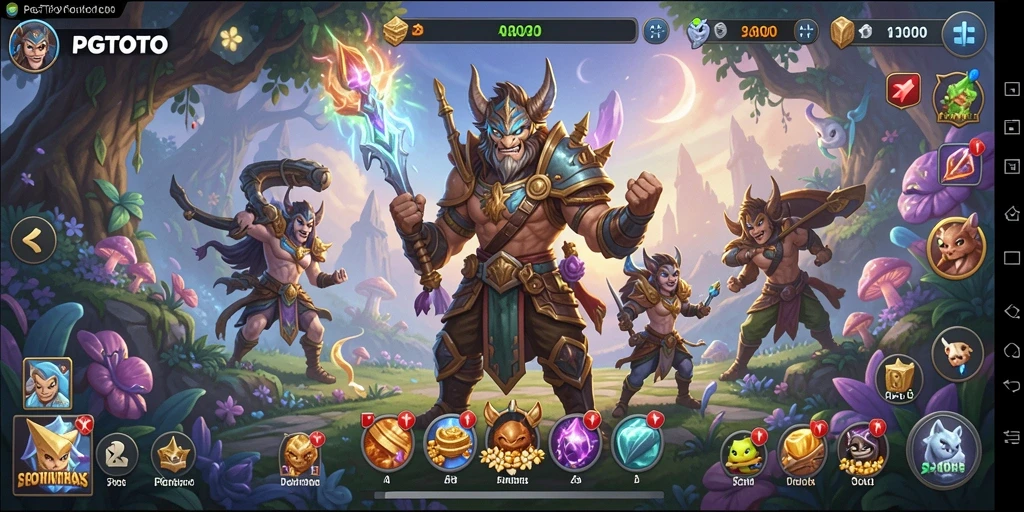 Tampilan gameplay PGTOTO yang memikat dan penuh aksi petualangan.