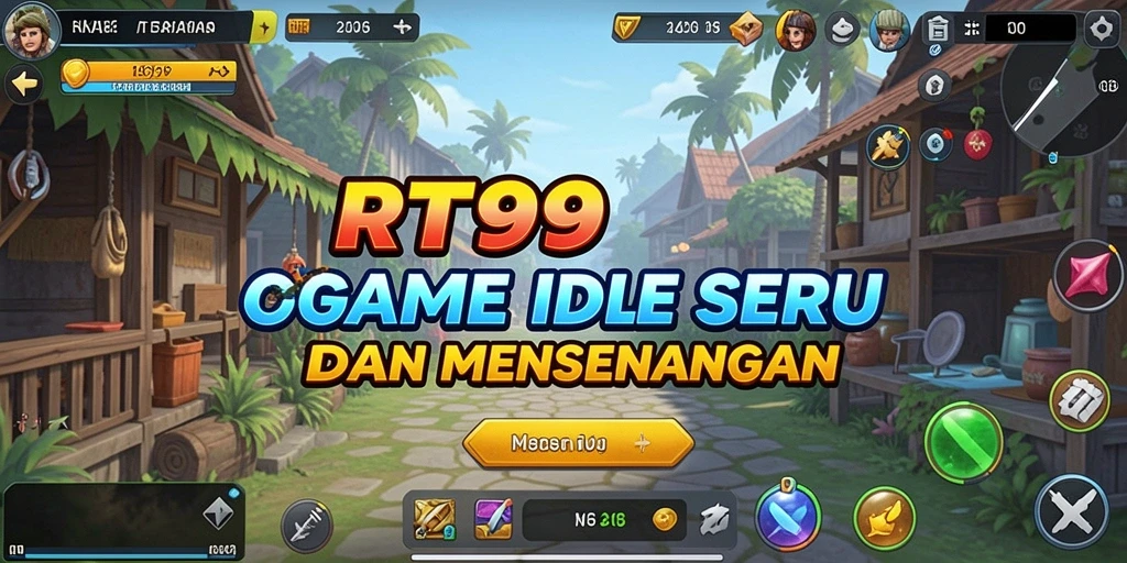 Tampilan gameplay RT99 yang menawan dan penuh warna.