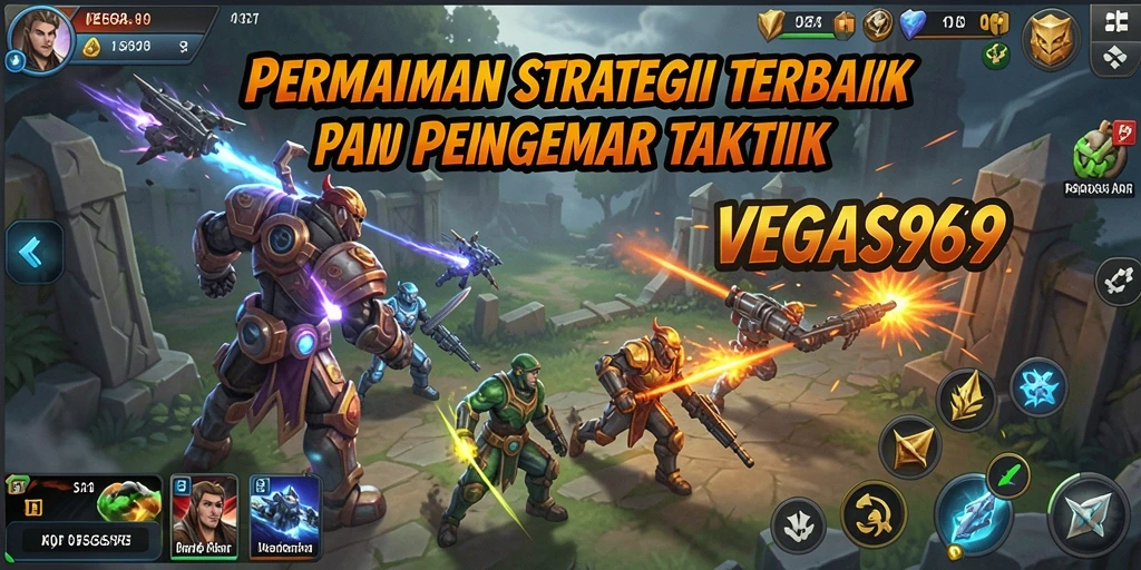 Screenshot utama dari gameplay strategi di VEGAS969 yang mendebarkan.