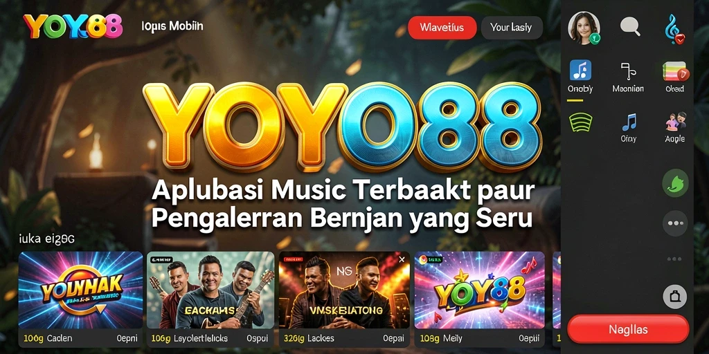 Gameplay seru YOYO88 dengan berbagai pilihan lagu.