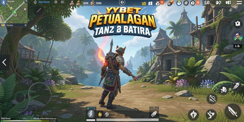 Screenshot gameplay <strong>YYBET</strong> menampilkan dunia terbuka yang luas dan menarik.